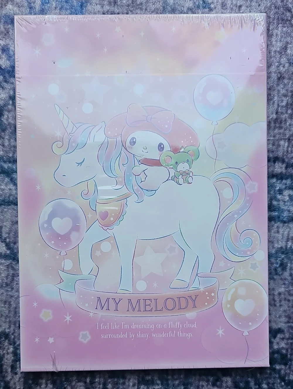 Sanrio My Melody Pastel Pink Unicorn Party Poster